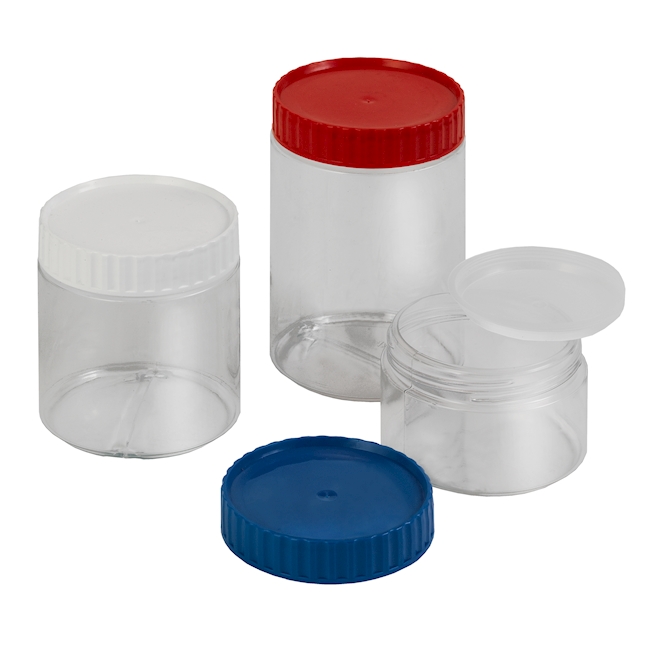 Dose PETG 750 ml, Deckel rot